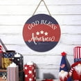 thumbnail image 1 of The US Independence Day Decorations Wooden Hanging Decorations Festival Home Party Hangings Round Flag Alphabet Decorations Hanging Signs, 1 of 6