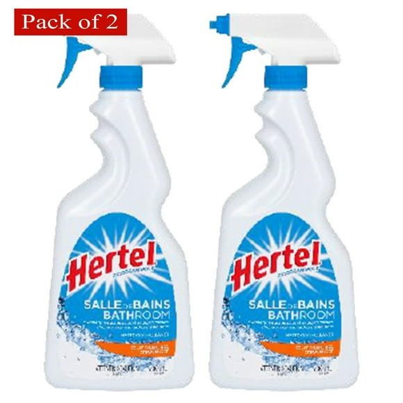 Hertel Bathroom Spray Cleaner Citrus Burst, 700ml (Pack of 2)