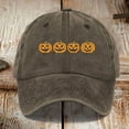 thumbnail image 1 of Ladies' Hard Top Baseball Cap High Top Big Head Circumference Cap Solid Color Hat Black Color Small Face Baseball Caps hats for men Brown, 1 of 3