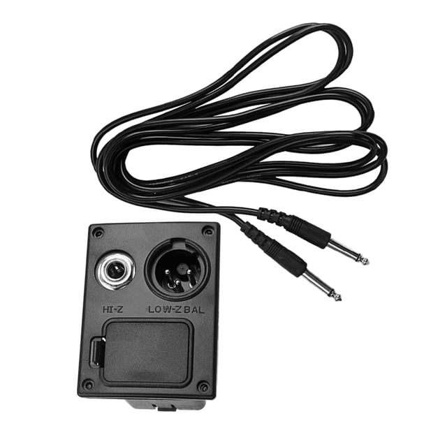 Luxshiny Acoustic Guitar Battery Box Para 9V Batería Con Protección Y Fácil Acceso