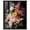 Black Frame, variant on Garden Richness II Shadowbox Print Floral Wall Art by Art Remedy, White Frame, 16 x 20
