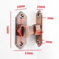 thumbnail image 6 of 90 Degree Stainless Door Latch Sliding Screen Door Latch Barn Door Lock Hasp, 6 of 12