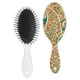 thumbnail image 2 of Abstract Mandala Hair Brush - Elegant Detangling Tool with Round-Tip Bristles, Reduces Breakage & Static for Long Hair, 2 of 5