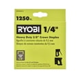 thumbnail image 1 of Staples RYOBI 3/8 Pouces x 1/4 Pouces Usage Intensif 1250 Pcs, 1 of 3
