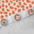 thumbnail image 4 of Homewish Cute Strawberry Curtains Pack of 2 (42x84 Each),Sweet Fruit Curtains Blackout,Orange Green Red Bedroom Curtains For Girls Kids,Super Cozy Room Decor, 4 of 6