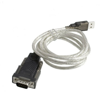 9 Pin Serial Cables Unique Bargains Unique Bargains 1.48M Long USB 2.0 to Serial RS232 DB9 9 Pin Male Cable Connector ()
