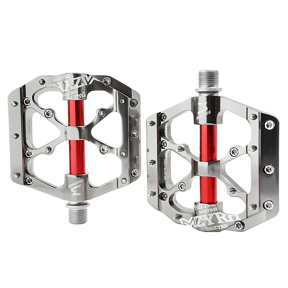 Ultralight Bicycle Pedals CNC Aluminum MTB Road Cycling 3 Sealed Bearing Bike Pedals | Walmart 