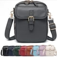 thumbnail image 1 of Collaboraten1 Crossbody Leather Bag, Urvashi Crossbody Leather Bag for women, with Built in Wallet, Vintage Anti-Theft, 1 of 8