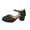 Black, variant on Quaouag Womens Mary Jane Heels Sequins Chunky Pumps Comfortable Block Heel Dress Shoes for Work Office Wedding Dancing