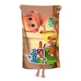 thumbnail image 3 of Loo Loo Kids Toalla de playa de secado rápido con diseño temático, regalo para mujeres y niñas, ideal para cumpleaños, fans, amantes de la música, uso en la playa o al aire libre, 78 × 180 cm, 3 of 6