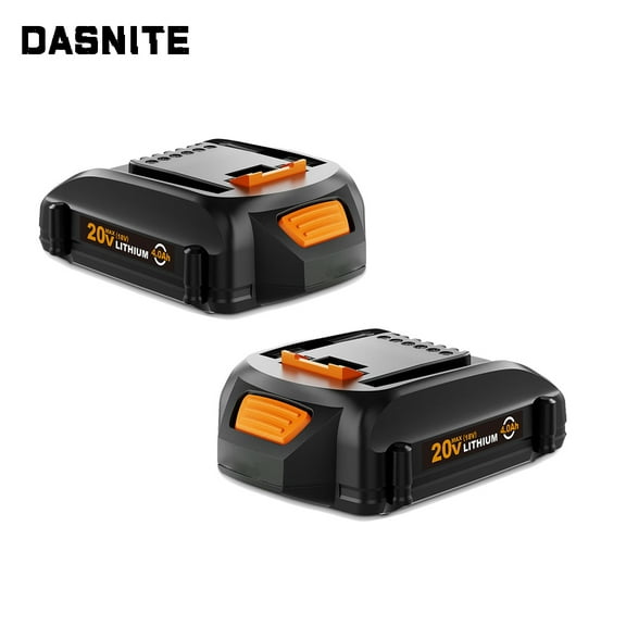 2Pcs 4.0Ah WA3520 20V Battery Replace for Worx 20V Battery WA3520 WA3525 WA3575 Battery Compatible with Worx 20V Tools WG151s, WG155s, WG251s, WG255s, WG540s, WG545s, WG890, WG891