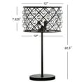 thumbnail image 4 of JONATHAN Y Gabrielle 22.5" Metal/Crystal LED Table Lamp, Oil Rubbed Bronze, JYL9022A, 4 of 6