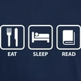 thumbnail image 3 of CafePress - Eat Sleep Read Dark T Shirt - Men's Classic Graphic Cotton T-Shirt, 3 of 4