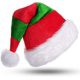 thumbnail image 1 of Christmas Santa Hat, Unisex-adult Santas Hat Deluxe Velvet Father Christmas Hat Decorations Gifts Costume For Xmas Party Halloween Novelty Stripe Red&, 1 of 1