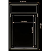 Vanity Slabs 240-Point Clear Wax Pack Display Slab for Packs Up to 5 Cards Thick, 1 Count
