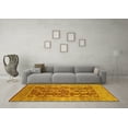 thumbnail image 3 of Ahgly Company Indoor Rectangle Oriental Yellow Traditional Area Rugs, 2' x 5', 3 of 4