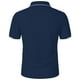 thumbnail image 5 of pstuiky camisetas de hombre, Camisa de manga corta con cuello vuelto, versátil, de color liso y estilo informal para hombre camisas casuales para hombre l, 5 of 5