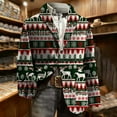 thumbnail image 6 of Mifsaly Plus Size Mens Christmas Blazer Jacket Corduroy Sport Coats 2025 Button Down Lapel Suit Jackets Xmas Santa Trees Snowflake Winter Coat Dinner Festival Party Outerwear with Pockets, 6 of 8