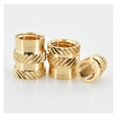 thumbnail image 4 of M1 M1.4 M1.6 M1.7 Brass Insert Nut Hot Melt Knurled Thread Embedment Heat Copper PC InsertNut Embed Plastic 3D Printer, 4 of 6