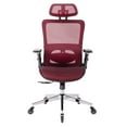 thumbnail image 3 of M optimized Ergonomic Office Chair Mesh Computer Desk Chair with High Back Adjustable Headrest Flip-Up Arms Lumbar Support Tilt Lock Function Chair for Home Office, 3 of 9