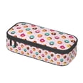 thumbnail image 2 of Uemuo Colorful Donuts Printed Large Pencil Case, Big Capacity Pencil Pouch Stationery Pen Bag, Storage High Capacity Bag Pouch Holder Box Organizer, Marker Pen Case, 2 of 9