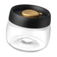 thumbnail image 1 of DOMELAY Recipiente hermético para granos de café, tarro de vidrio para almacenamiento, sellado, 500 ml, 1 of 8
