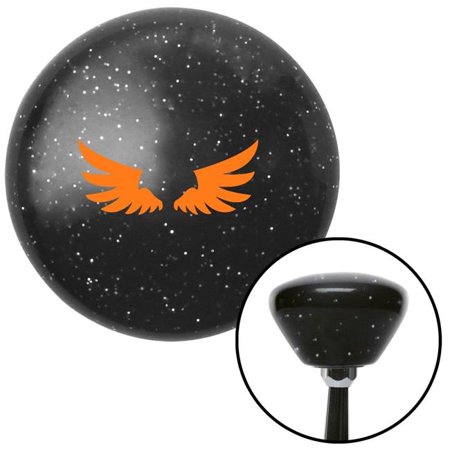 American Shifter Orange Firebird Wings Black Retro Metal Flake Shift Knob with M16 x 1.5 Insert Auto
