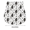 thumbnail image 3 of Delliss Baby Feeding Towel Burping Cloth Double-Layer Nursing Towel Cotton Newborn Pad Towel Black, 3 of 5