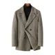 thumbnail image 4 of Abrigo de lana para hombre, informal, de diseñador, de lujo, chaqueta de otoño, de lana de doble cara, calefactable, resistente al viento, 4 of 4