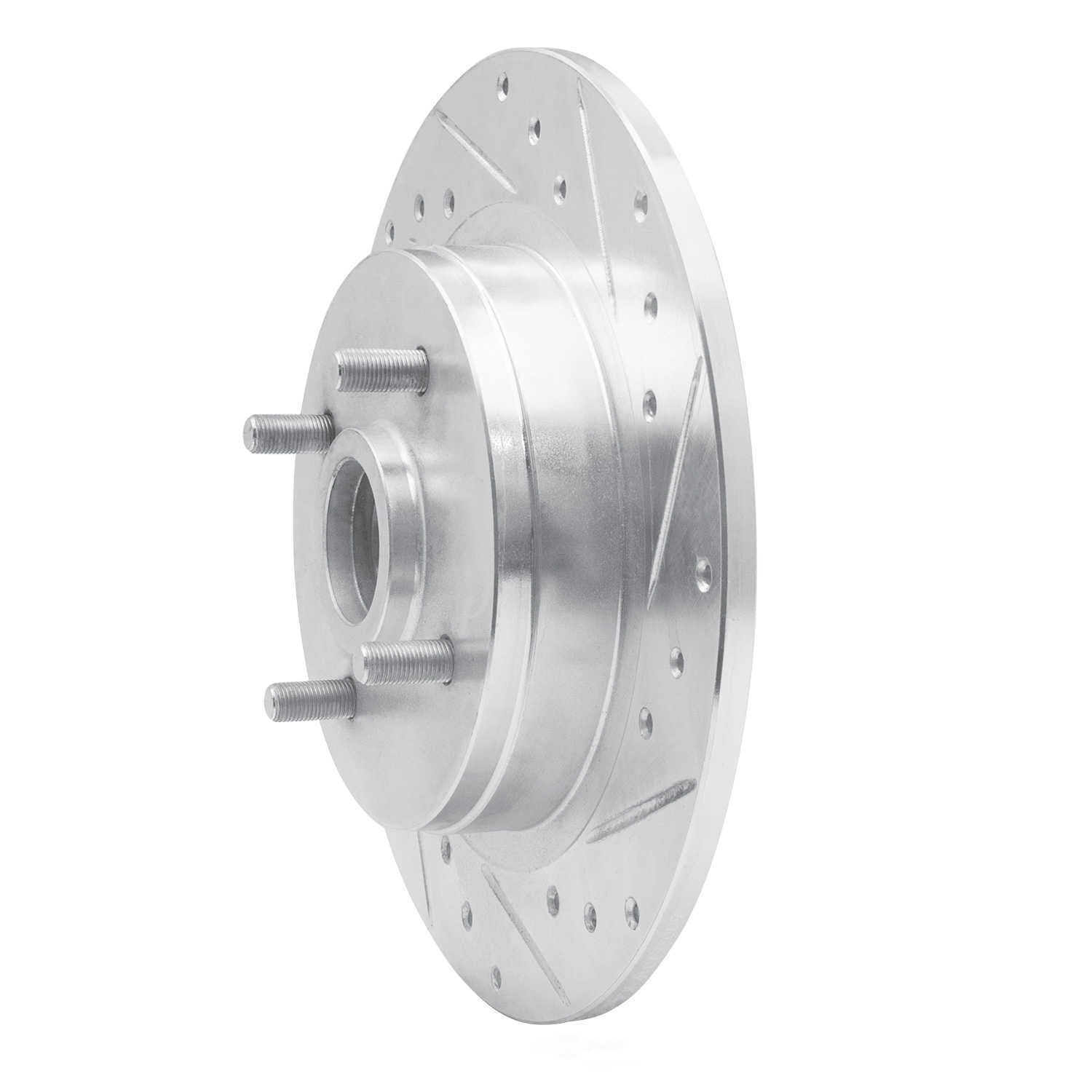Dynamic Friction Company 631-67019R DFC Brake Rotor - Drilled And Slotted - Silver