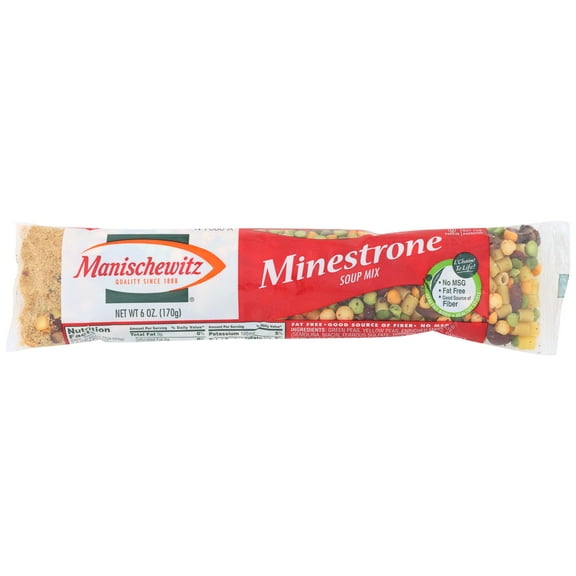 Pack of 24, Manischewitz Minestrone Soup Mix, 6 oz