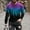 Blue, variant on Tbopshirt Mens Tops Men Fashion Casual Round Neck Pullover Printing Long Sleeve T Shirt Blouse