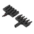 thumbnail image 3 of Conector de panel solar, 1 par de conectores de panel solar de rama HT de rama en T Conector de cable de panel solar macho hembra Durabilidad probada, 3 of 9