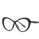 thumbnail image 1 of Gafas de espejo planas con degradado azul claro y 8 personalidades para mujer, 1 of 2