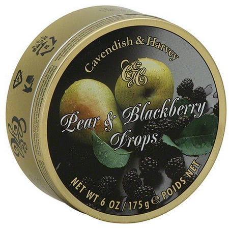 Cavendish & Harvey Pear & Blackberry Drops, 7 oz (Pack of 10)