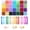 Solid Color, variant on 2800 6mm Glass Beads for Bracelets, 56 Colors Crystal Beads for Jewelry Making, Bracelet Making and DIY Crafts(28 Solid Colors and 28 Mermaid Colors)