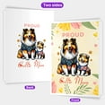 thumbnail image 2 of Happy Mother's Day Proud Collie Mom 5x7in Folded Greeting Card Collie Dog Lover Gifts Idea Single Note Card with Envelope - 03003, 2 of 5