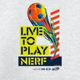 thumbnail image 3 of CafePress - Live To Play Nerf Soccer Sweatshirt - Crew Neck Sweatshirt, 3 of 4