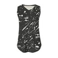 thumbnail image 5 of Neewe Womens Summer V Neck Strappy Tank Tops Loose Fit Casual Sleeveless Shirts Regular Prin Blouses, 5 of 6