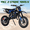 Blue, variant on Seipouy 49cc Dirt Bike for Adults & Kids,Kids Dirt Bike Mini Dirt Bikes,2-Stroke Gas Power Motocross Off-Road, Mini Pit Bike with Front Rear Disc Brakes, High-Speed Racing Motorcycle for Kid 40KM/H