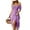 #004 Purple-A1, variant on Western Dresses for Women Vacation Tiered Square Neck Floral Smocked Fall Swing Sundress Flutter Sleeve Backless Ruffle Wedding Guest Maxi Dresses Army Green M