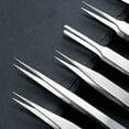 thumbnail image 3 of COOLHOOD 6Piece Stainless Steel Tweezer Set For Precise Tasks Need For Electronics Repair And Jewelry Making, 3 of 6