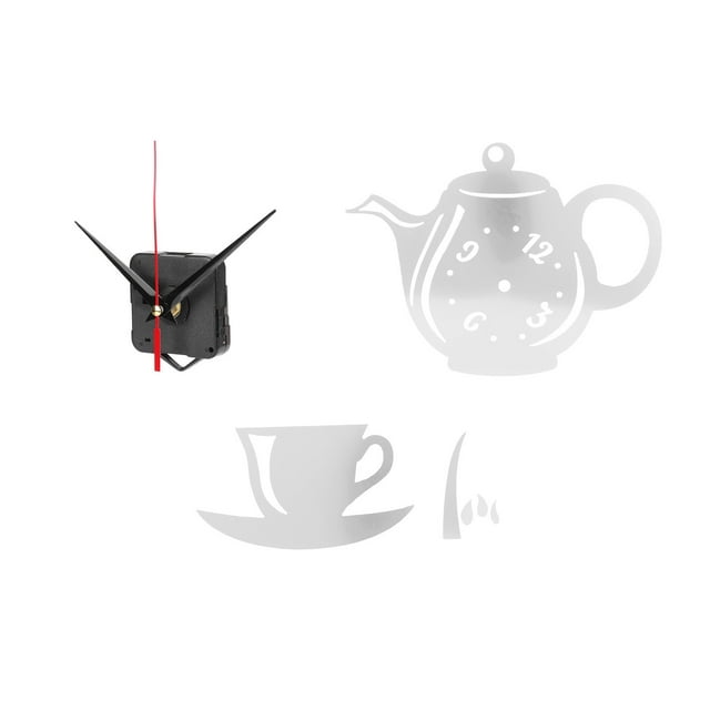 Etiqueta engomada del reloj de pared Jadeshay Reloj de pared DIY PVC A