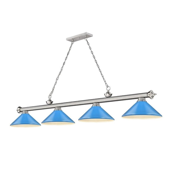 4 Light Billiard in Traditional and Classical Style-18.75 inches Tall and 14 inches Wide Bailey Street Home 372-Bel-4596736