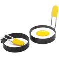 thumbnail image 1 of Huevo frito Huevo Shaper Panqueque Herramienta de cocina Panqueque de acero inoxidable 2ps, 1 of 4