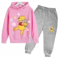 thumbnail image 3 of Conjunto de pantalones y camisetas de manga larga para niños y niñas, ropa de calle con estampado de dibujos animados, moda deportiva, otoño y primavera 2024, 3 of 5