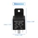 thumbnail image 3 of 2uds Coche Relé 5 Pasadores 24V 40Amp SPST Modelo JD2912-1H-24VDC 40A 28VDC, 3 of 6