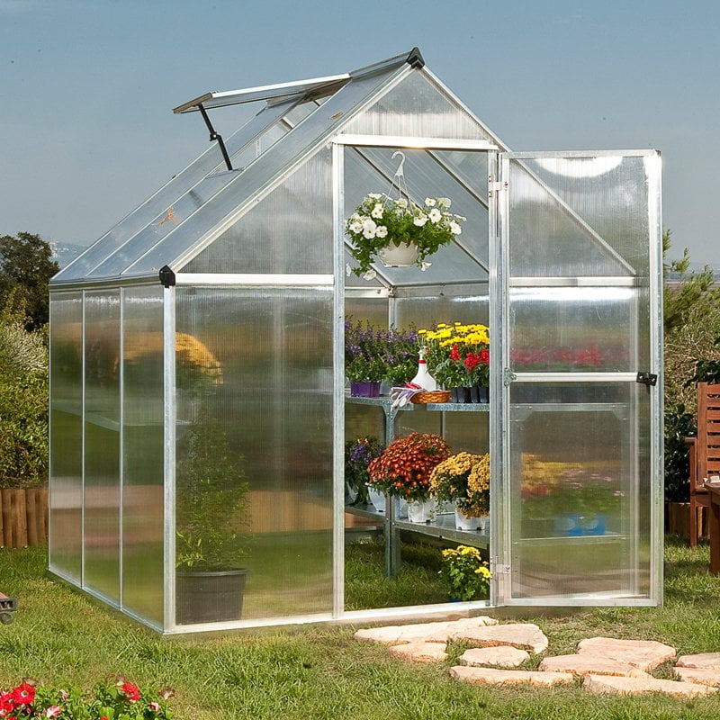 Mythos 6' x 4' Greenhouse, Green by Palram