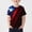 A Multicolor, variant on ITSAME Independence Day T-Shirt for Boys, Crewneck USA Print Short Sleeve Summer Fashion Casual Patriotic Tee Multicolor Size 7-8T