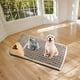 thumbnail image 5 of Cama para perros Gloria colchón grueso y suave con cubierta extraíble Gris M, 5 of 8